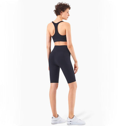 Second Skin Feel Workout Fitness Gym Biker Shorts Women High Waist