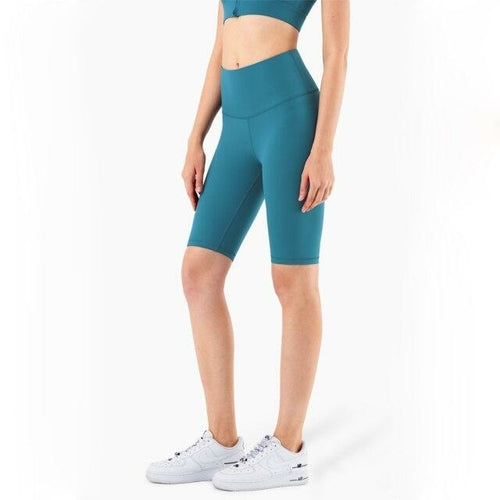Second Skin Feel Workout Fitness Gym Biker Shorts Women High Waist