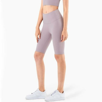 Second Skin Feel Workout Fitness Gym Biker Shorts Women High Waist