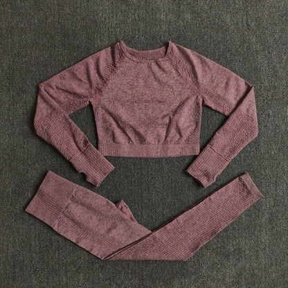FlexFit Seamless Women’s Yoga Set: Comfort & Style