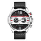 Men's  Waterproof Retro Style Watch With Excellent  Background, Chronometers  Large Numbers Perfect Gift