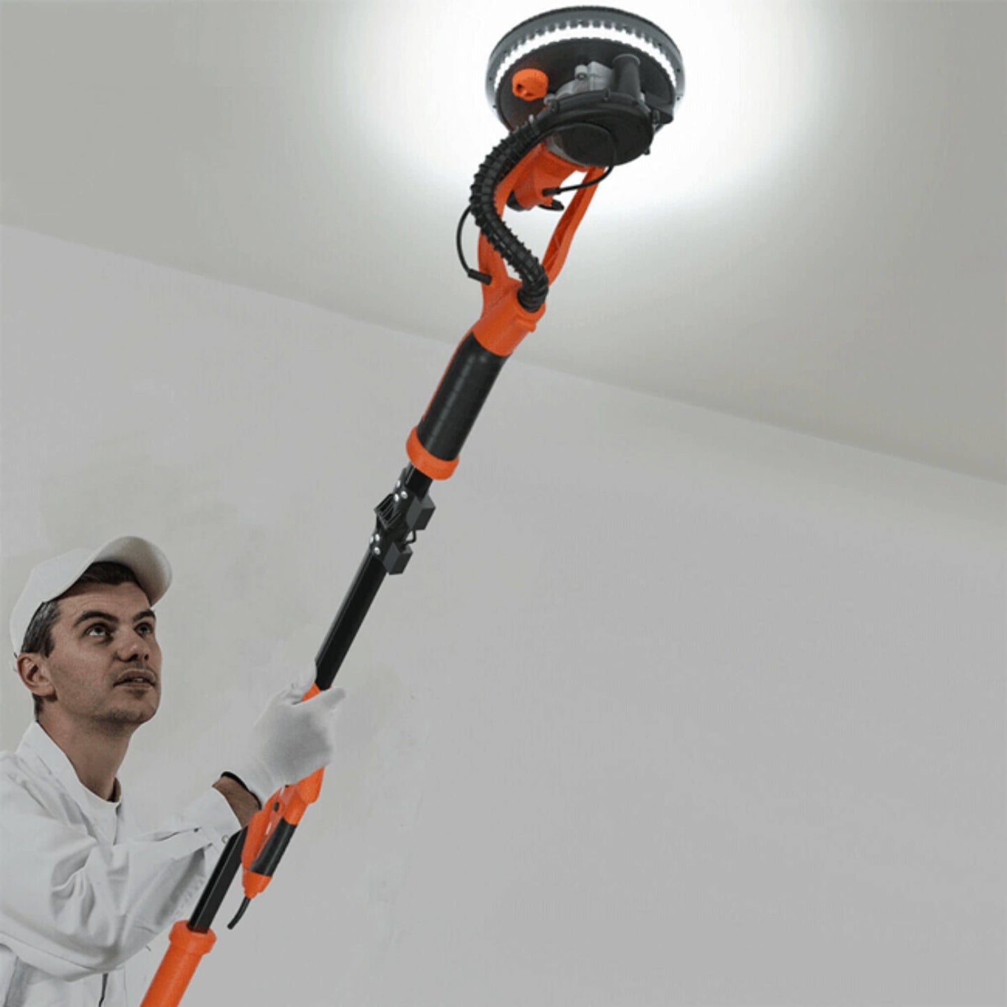 Professional Electric 750W Drywall Ceiling Pole Sander W/ Vacuum (SAK97855)