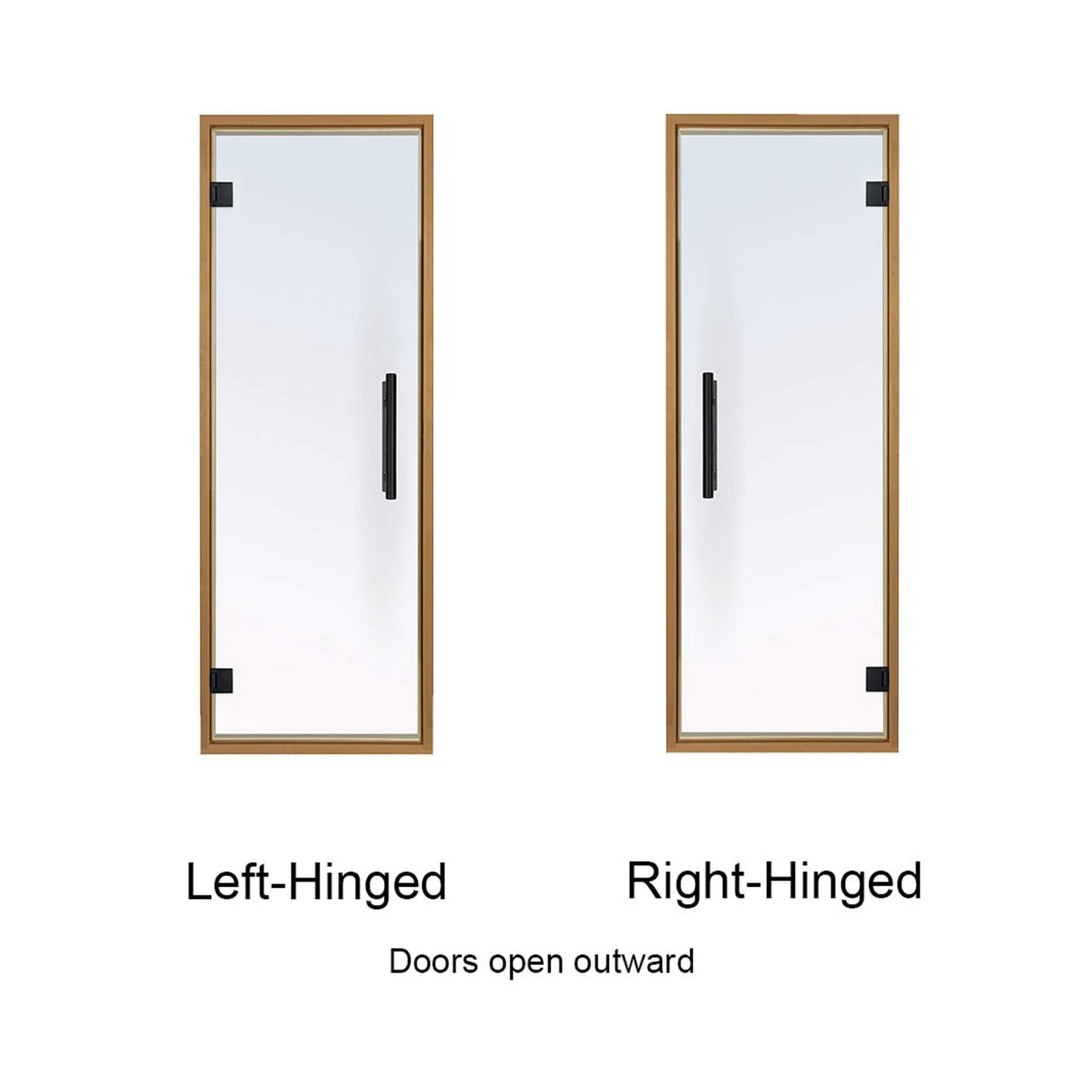Prosaunas 24X73-Inch Thermo-Aspen Prehung Clear Glass Sauna Door (SAK17254)