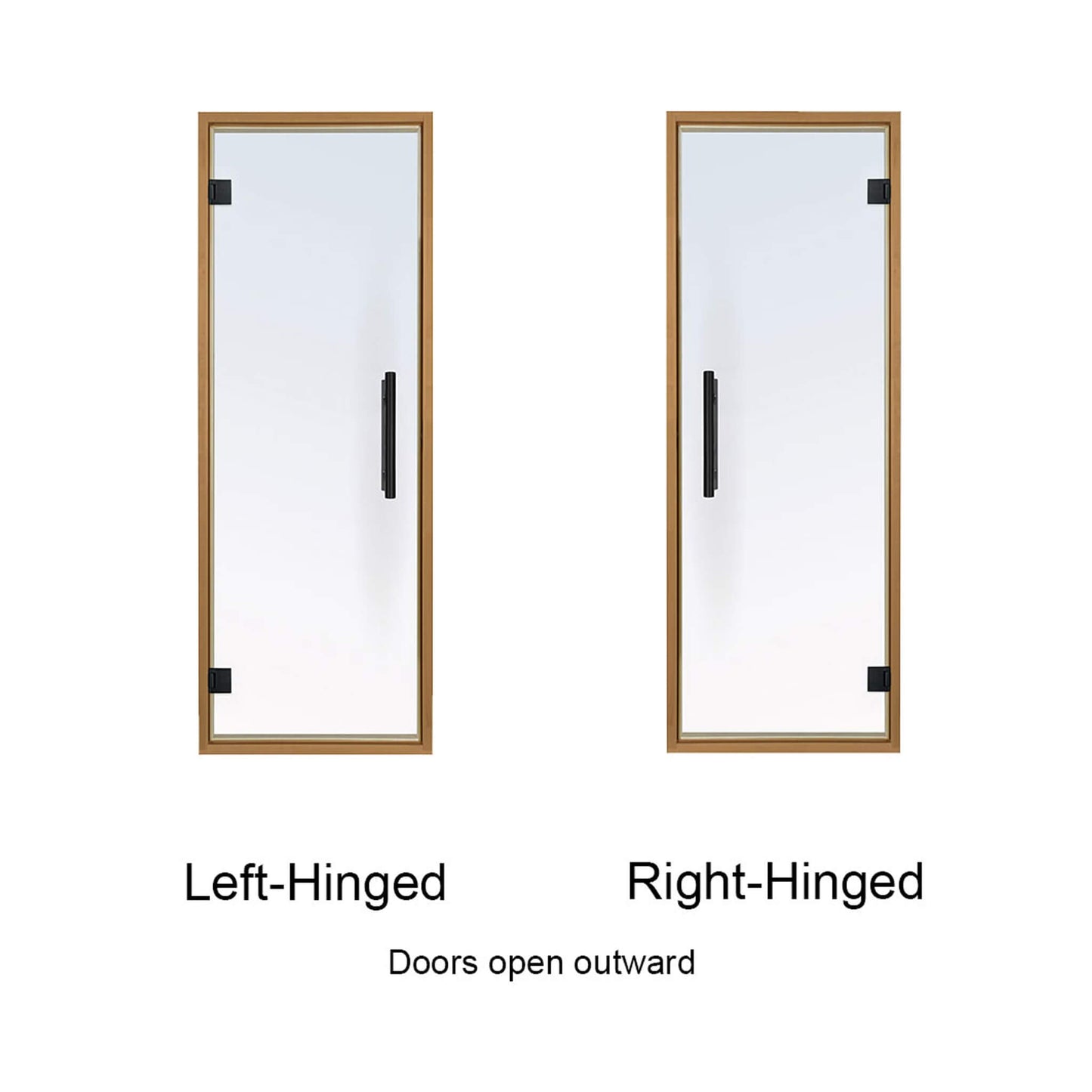Prosaunas 24X73-Inch Thermo-Aspen Prehung Tinted Glass Sauna Door (SAK69152)