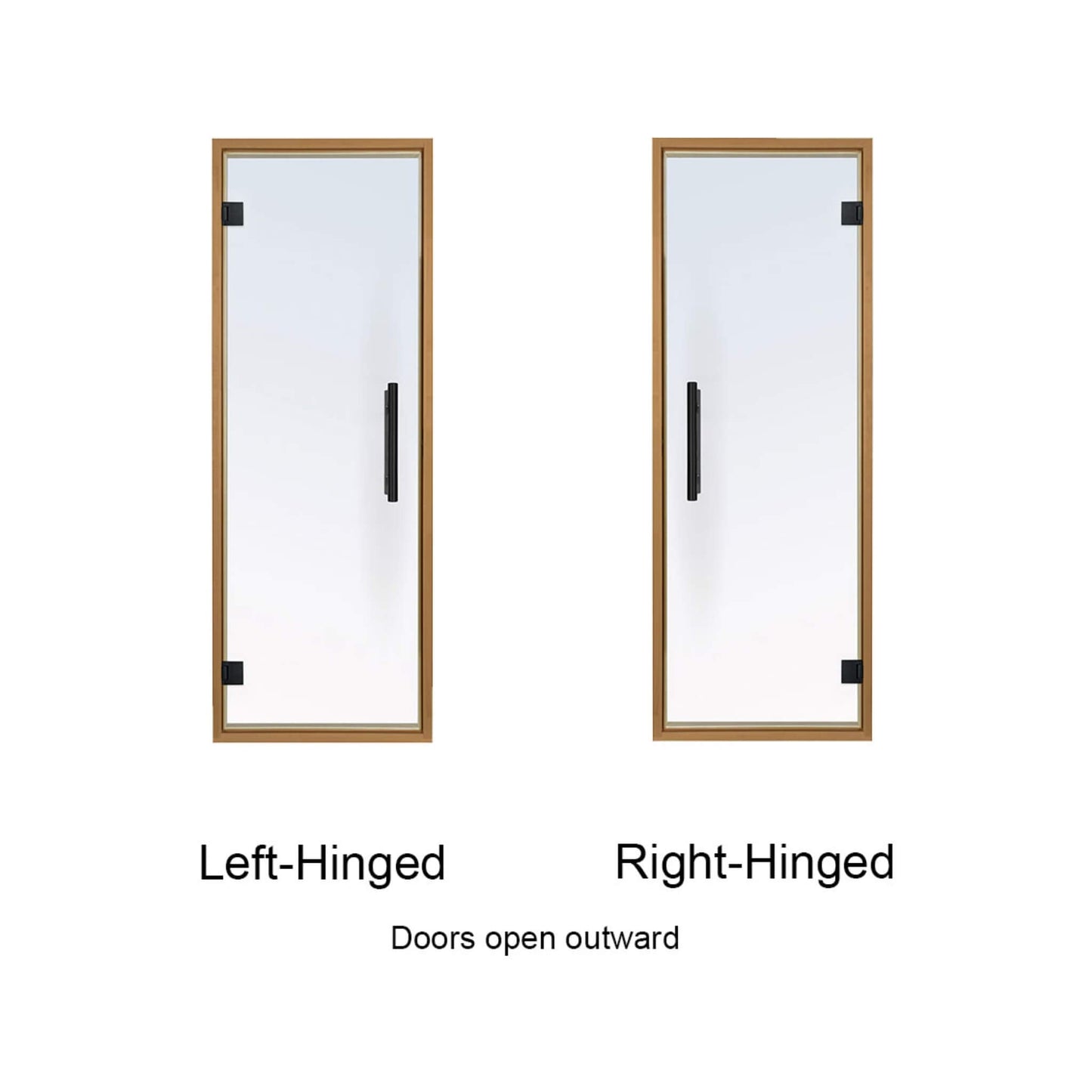 Prosaunas 24X73-Inch Aspen Prehung Clear Glass Sauna Door (SAK68524)