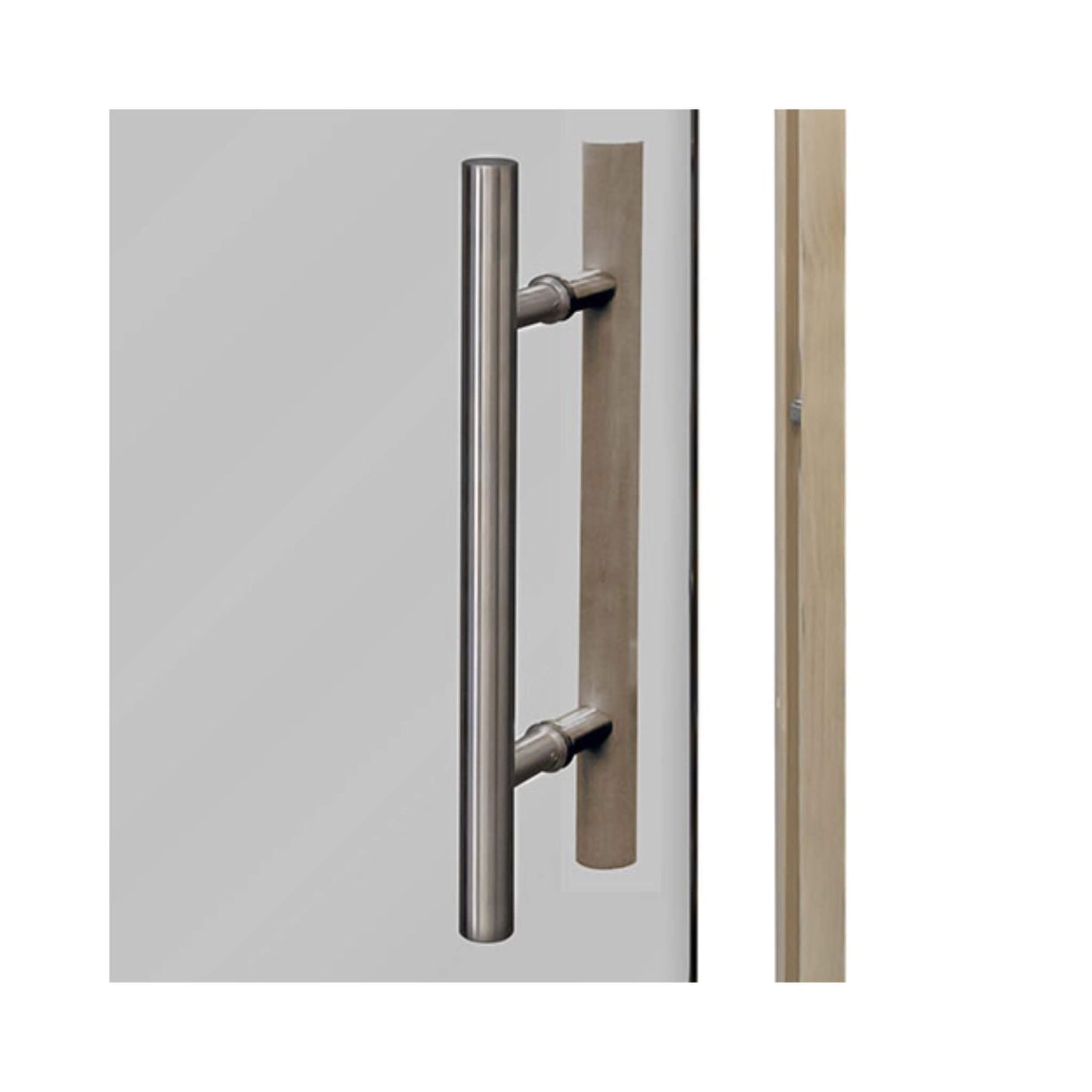 Prosaunas 24X73-Inch Aspen Prehung Tinted Glass Sauna Door (SAK70846)
