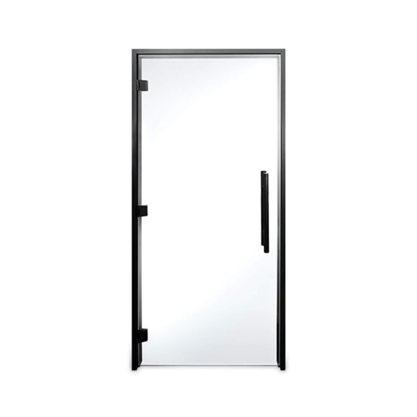 Prosaunas 36X81-Inch Black Alder Clear Prehung ADA Glass Sauna Door (SAK15497)