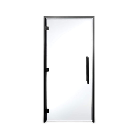 Prosaunas 36X81-Inch Black Alder Clear Prehung ADA Glass Sauna Door (SAK15497)