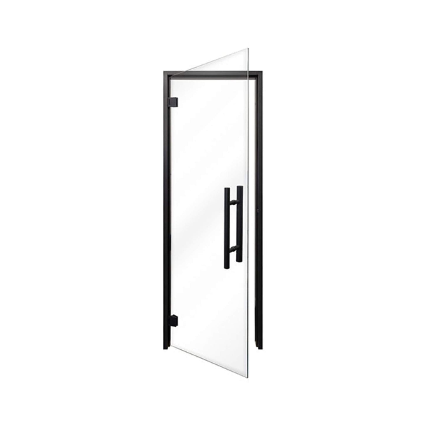 Prosaunas 24X81-Inch Black Alder Clear Glass Sauna Door (SAK38670)