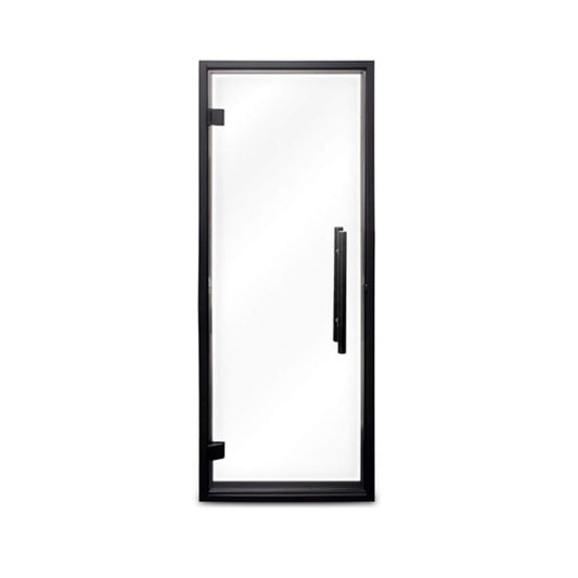 Prosaunas 24X73-Inch Black Alder Prehung Clear Glass Sauna Door (SAK67491)