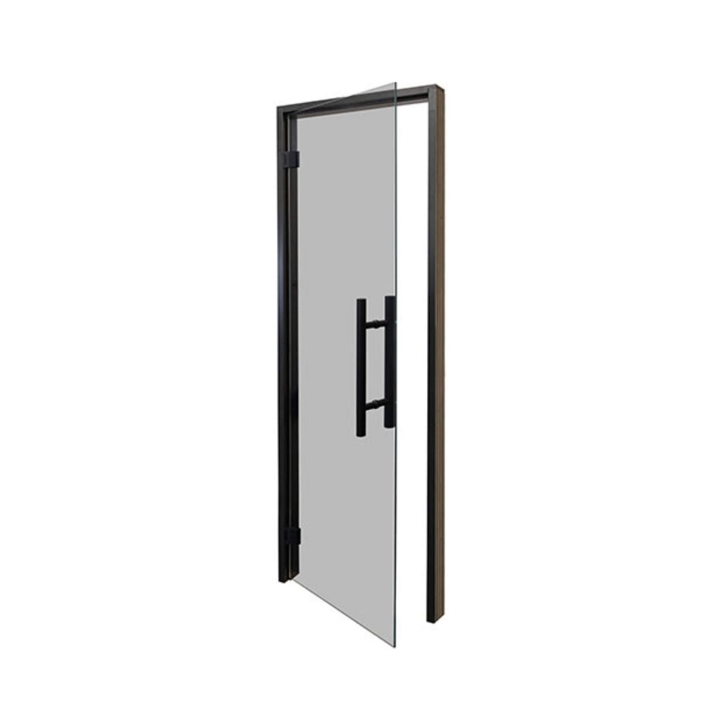 Prosaunas 24X81-Inch Black Alder Tinted Glass Sauna Door (SAK36827)