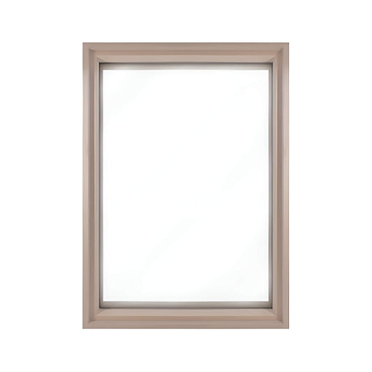 Prosaunas 24X36-Inch Large Framed Dual Pane Clear Glass Sauna Window With Hemlock (SAK66329)