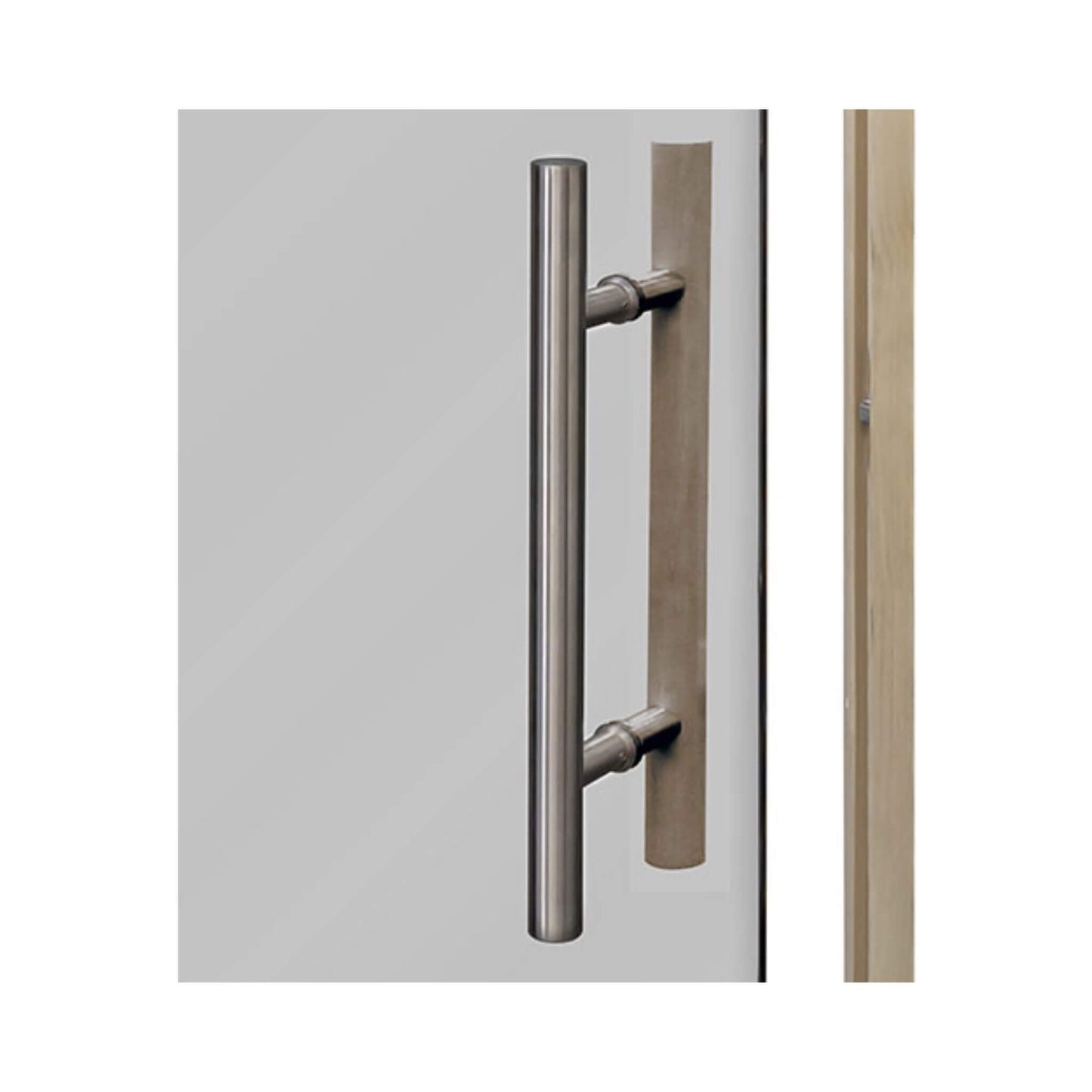 Prosaunas 24X81-Inch Prehung Tinted Glass Sauna Door With Aspen Frame (SAK46019)