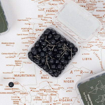 Canvas Push Pins - Black