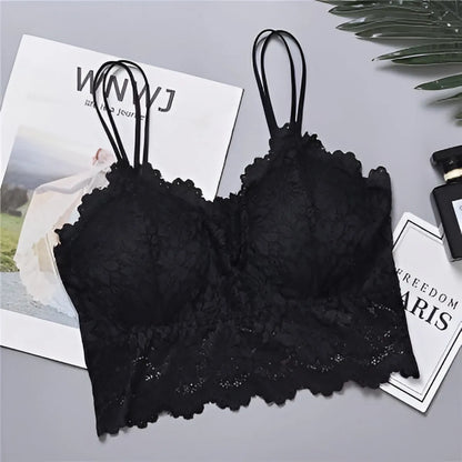 Lace V Neck Bralette