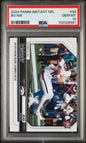 Graded 2024 Panini Instant NFL Bo Nix #33 Rookie RC Football Card PSA 10 Gem Mint