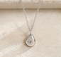 Minimalist Eight-Pointed Star Zircon Necklace