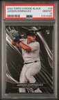 Graded 2024 Topps Chrome Black Jasson Dominguez #19 Rookie RC Baseball Card PSA 10 Gem Mint