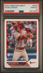 Graded 2023 Topps Pro Debut Evan Carter #PD79 Rookie RC Baseball Card PSA 10 Gem Mint