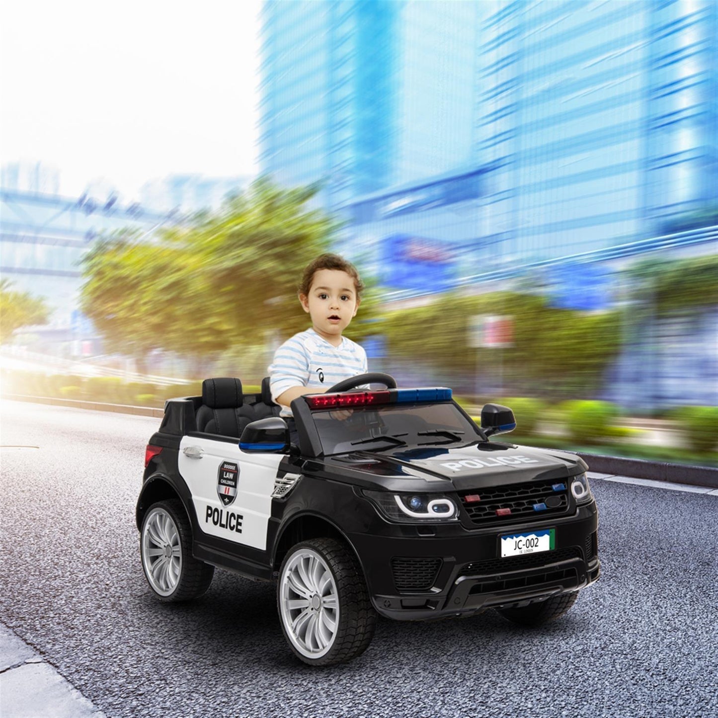 RC Electric SUV Ride-On Toy for Kids with Remote Control and LED Lights - Suitable for Ages 3 to 8