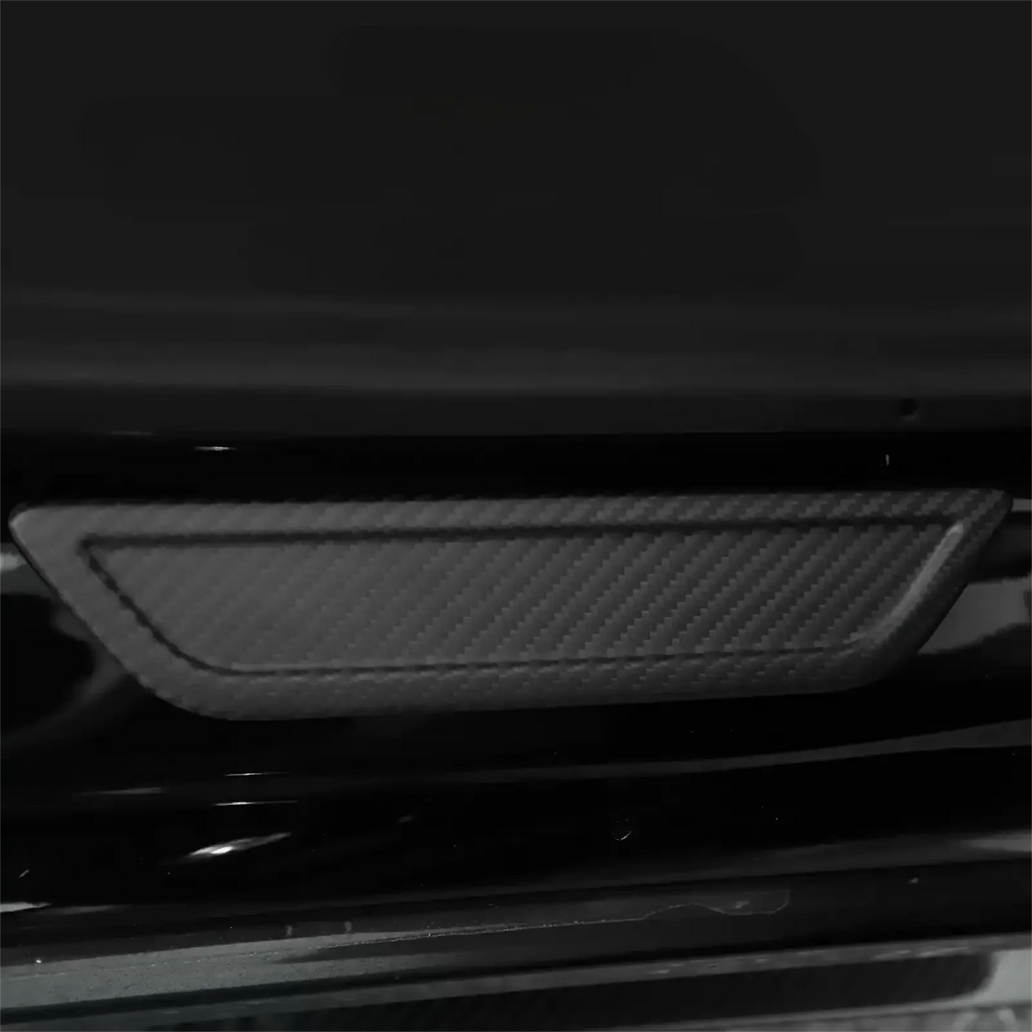 Real Dry Carbon Fiber Door Sill Strip Cover for Model 3 / Y