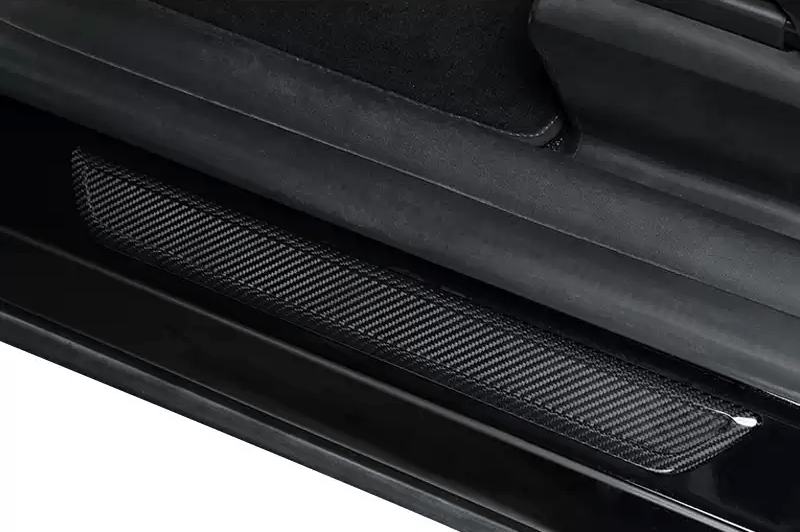 Real Dry Carbon Fiber Door Sill Strip Cover for Model 3 / Y