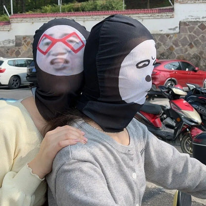 Realistic 3D Celebrity Face Mask | Full Face Nylon Cosplay Headgear for Halloween