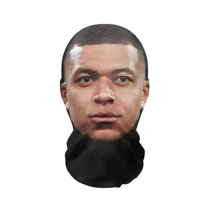 Realistic 3D Celebrity Face Mask | Full Face Nylon Cosplay Headgear for Halloween