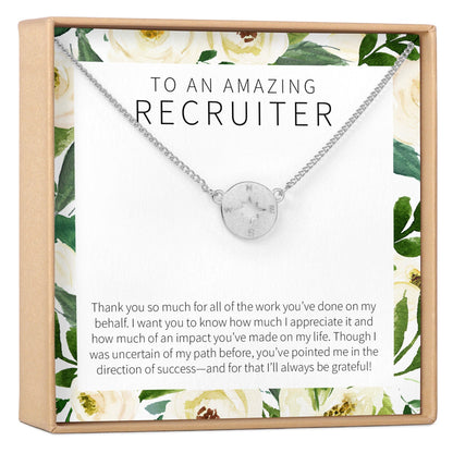 Recruiter Compass Necklace