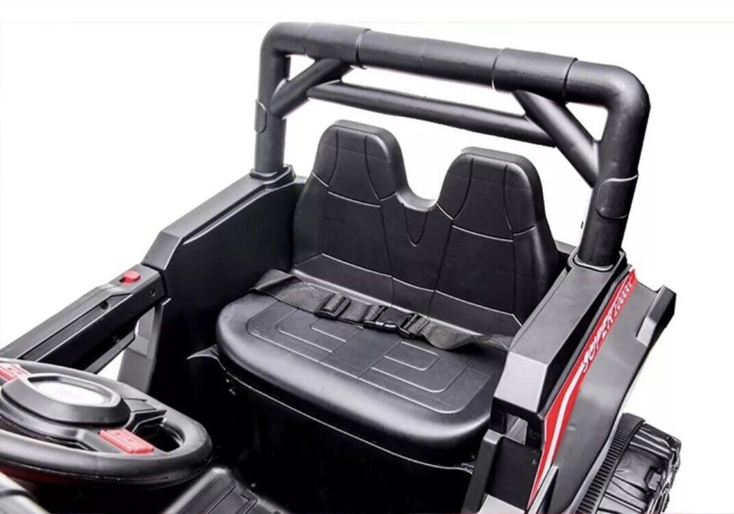 PINK UTV Ride On Car for Kids with Remote Control and Sound System