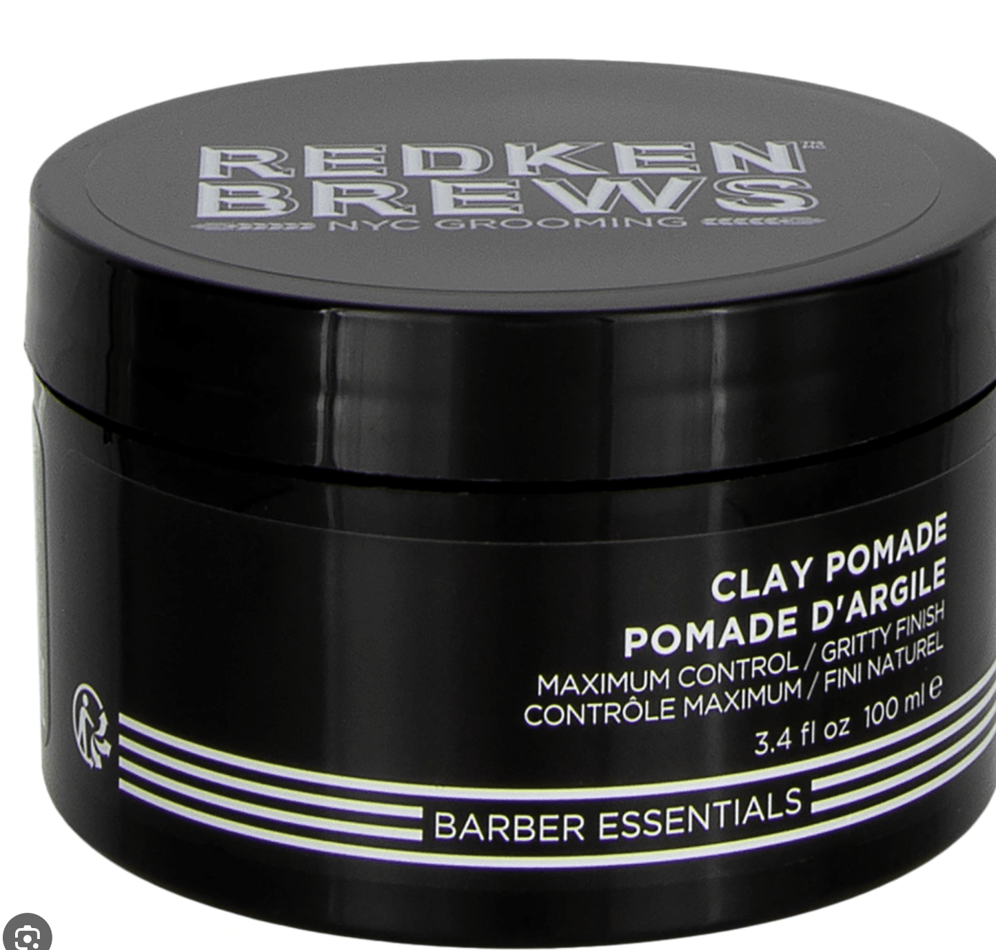 Redken Brews Clay Pomade for Men, High Hold, for Fine and Medium Hair