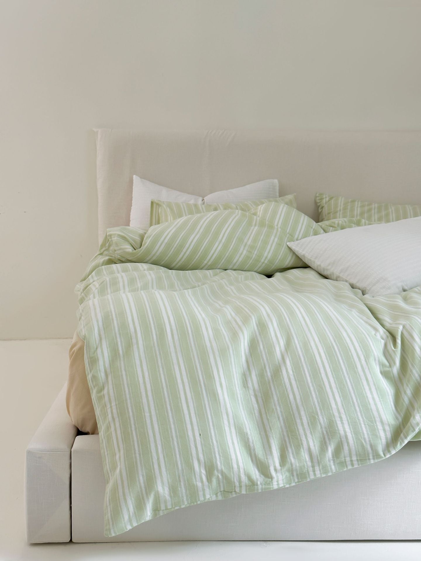 Refreshing Stripe Bedding Set / Blue Single