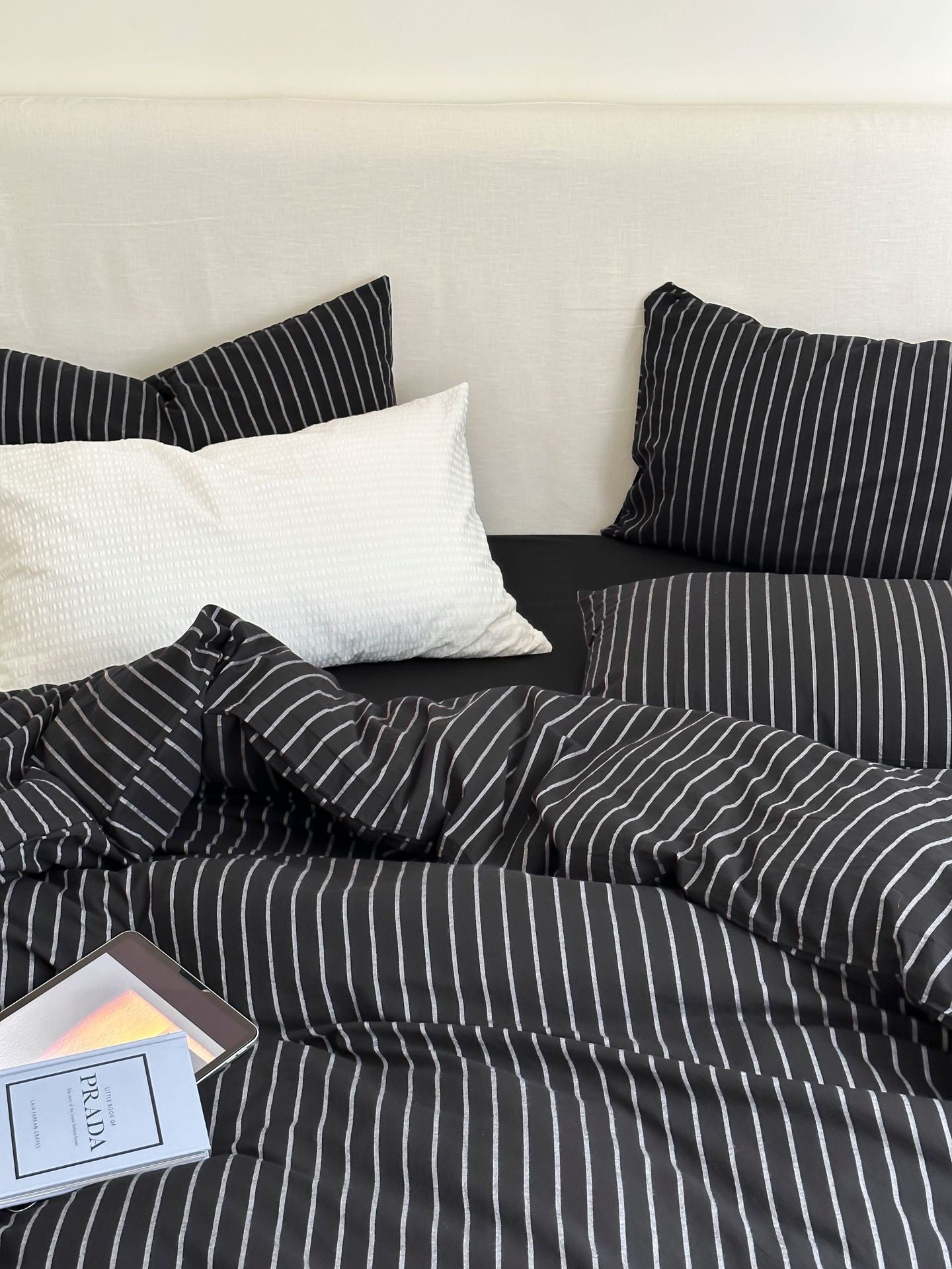 Refreshing Stripe Bedding Set / Yellow