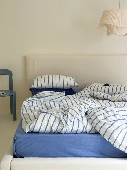 Refreshing Stripe Bedding Set / Yellow