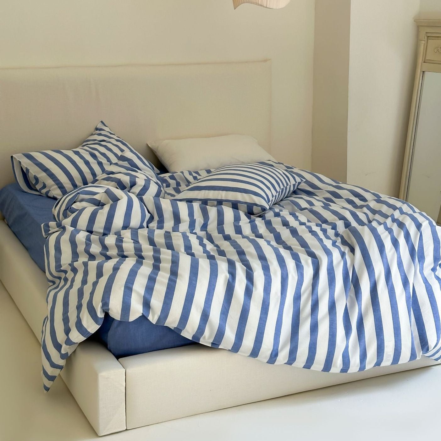 Refreshing Stripe Bedding Set / Yellow