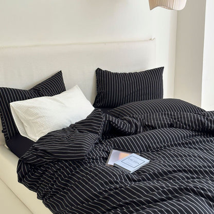 Refreshing Stripe Bedding Set / Yellow