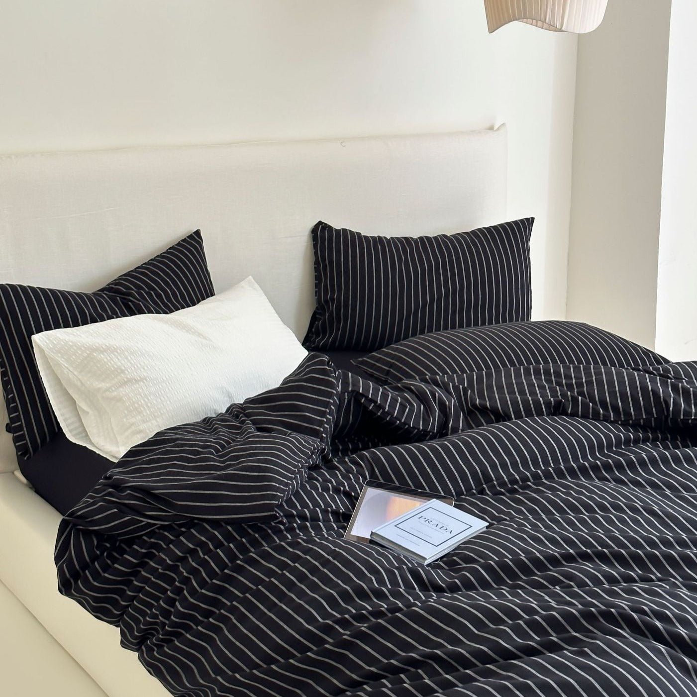Refreshing Stripe Duvet Cover / Yellow