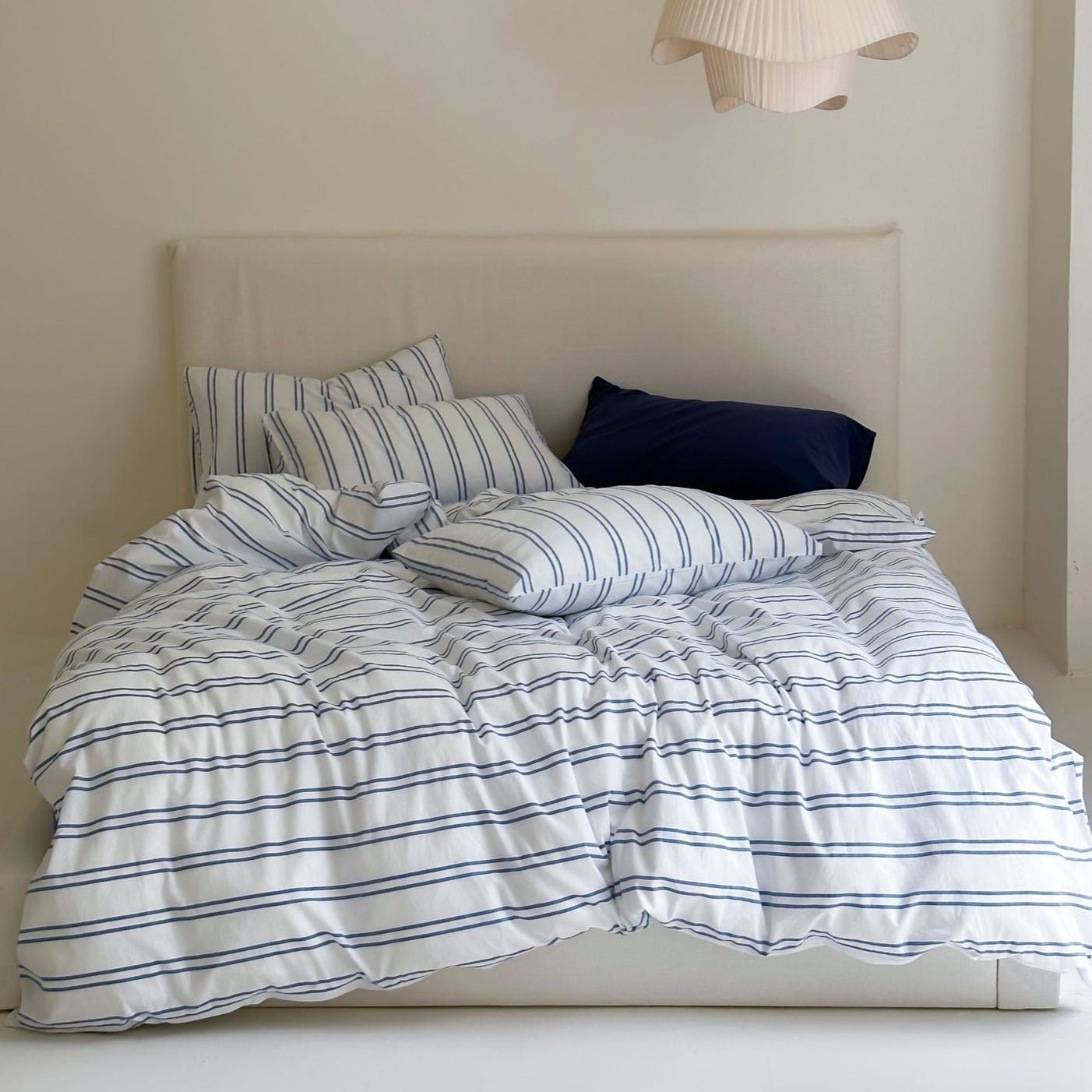 Refreshing Stripe Pillowcases / Forest Green