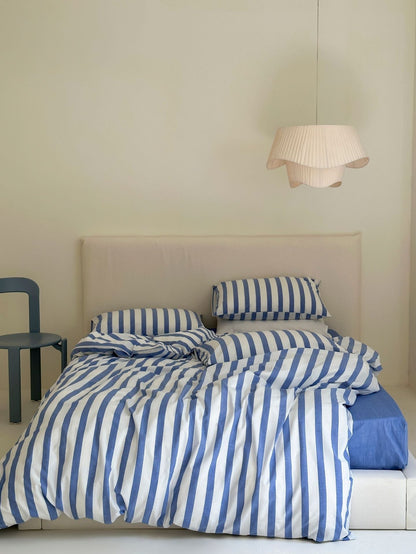 Refreshing Stripe Pillowcases / Forest Green