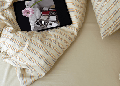 Refreshing Stripe Pillowcases / Mint Green