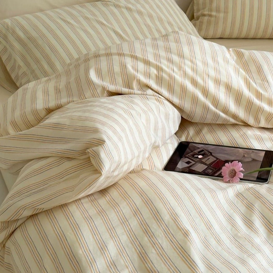 Refreshing Stripe Pillowcases / Mint Green
