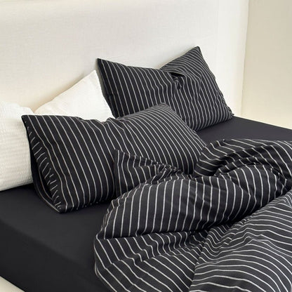 Refreshing Stripe Pillowcases / Yellow
