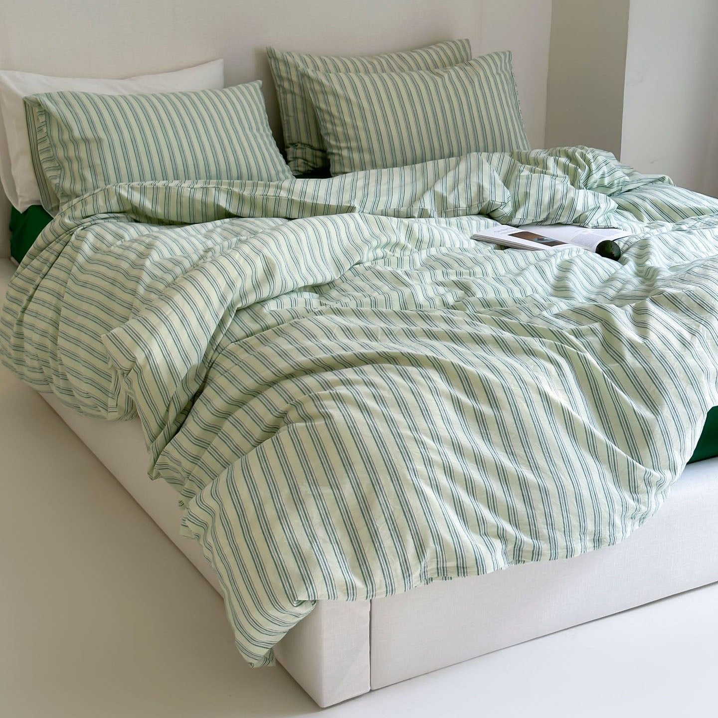 Refreshing Stripe Pillowcases / Yellow