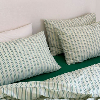 Refreshing Stripe Pillowcases / Yellow