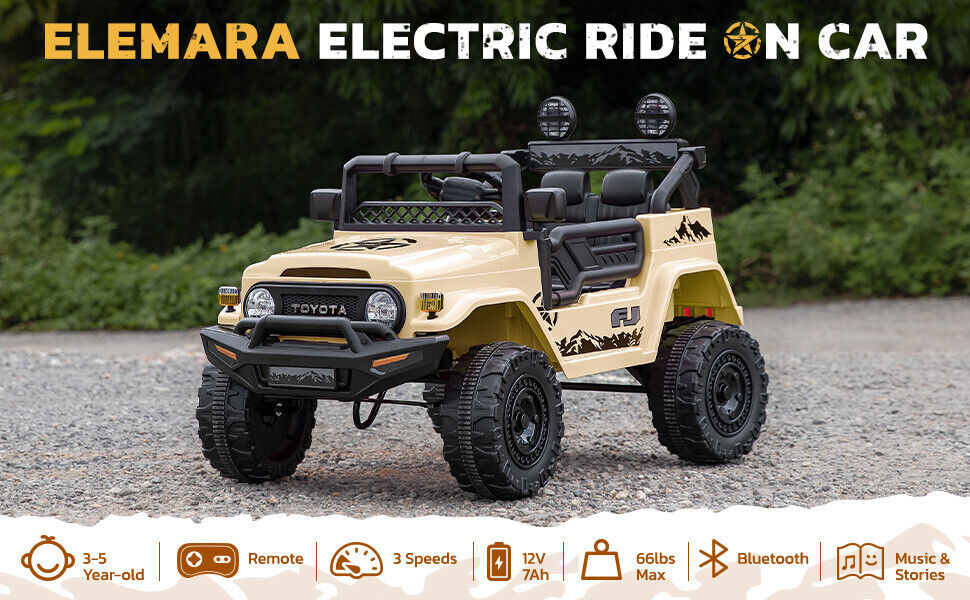 Remote Control 12V Kids Ride On Truck Electric Toy Car for Children
