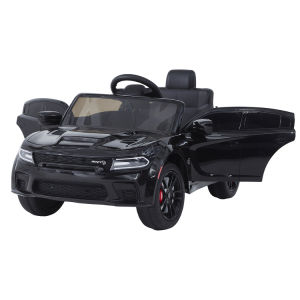 Remote Control Dodge Charger Kids Ride On Car with 12V Battery Power