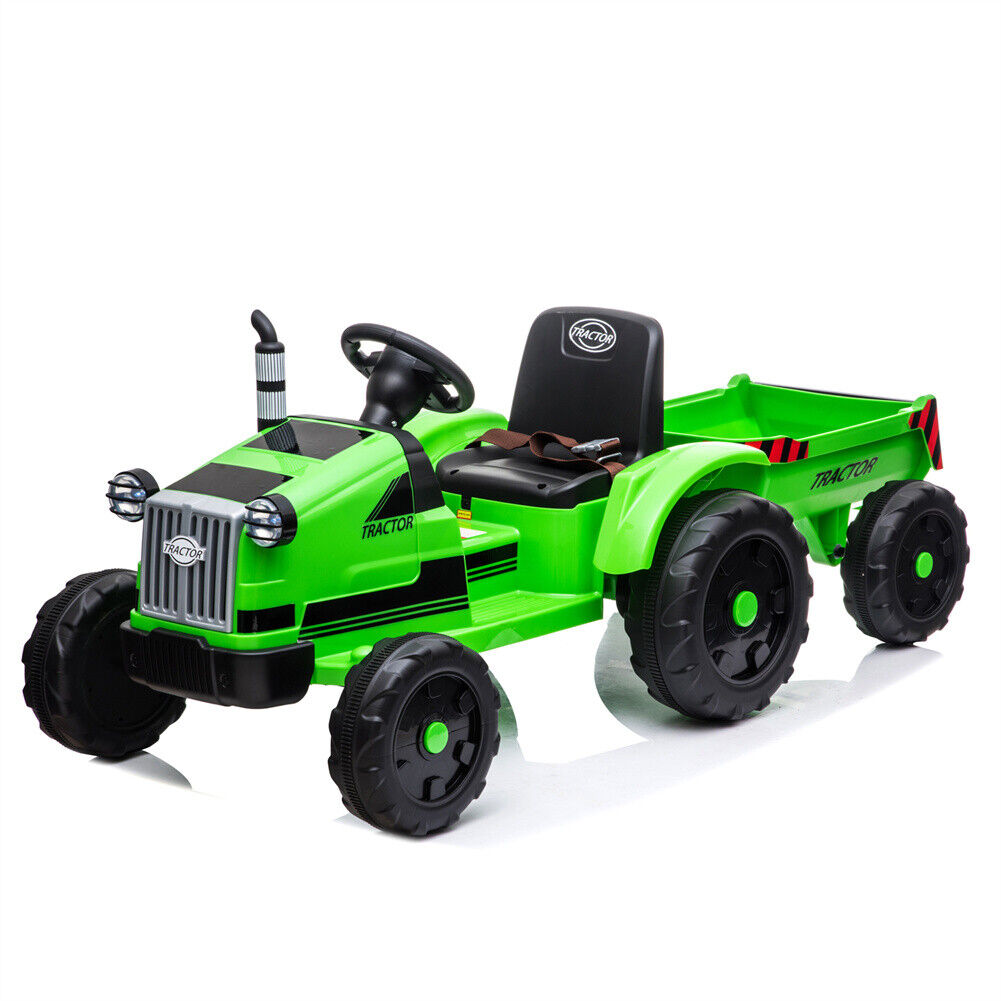Remote Control Electric Excavator Toy Tractor for Kids - 12V with 2.4GHz RC