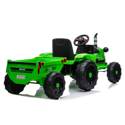 Remote Control Electric Excavator Toy Tractor for Kids - 12V with 2.4GHz RC