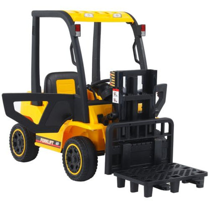 Remote Control Electric Forklift Toy with Lifting Rod for Kids - 12V Power
