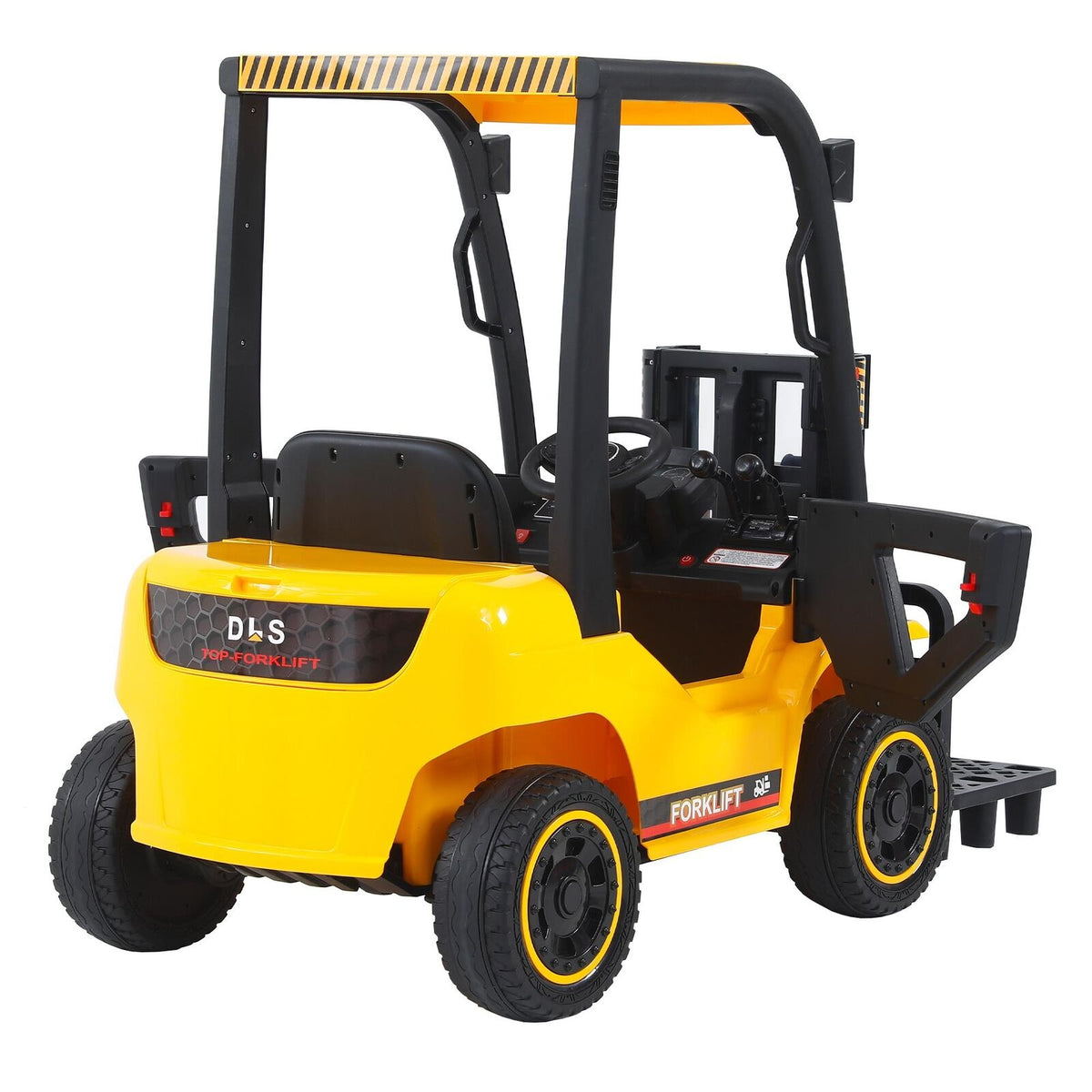 Remote Control Electric Forklift Toy with Lifting Rod for Kids - 12V Power